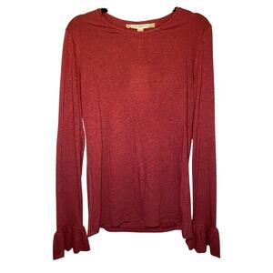 Chester & Violet - Burgundy Y2K Bell Sleeve Top - NWT